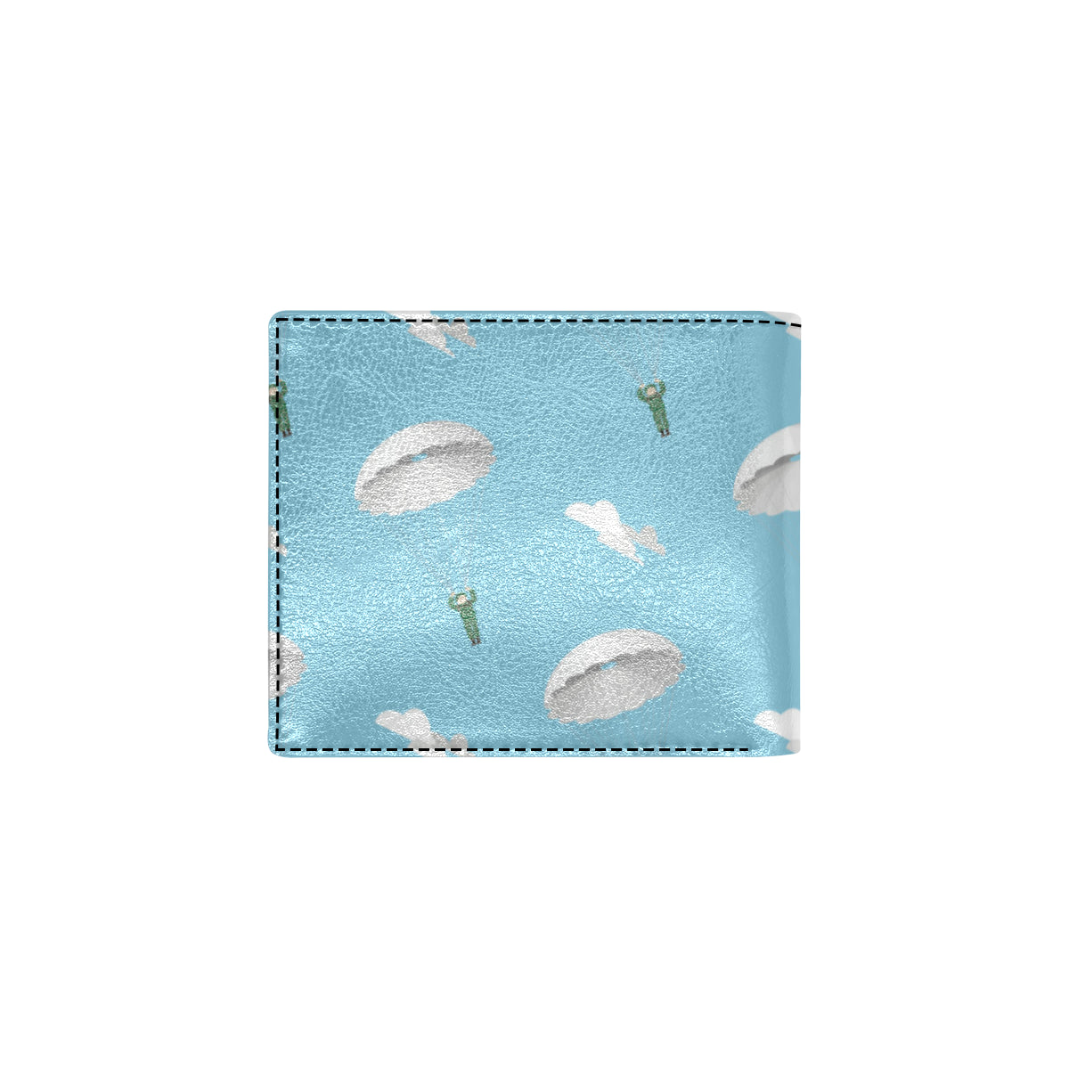 Paratrooper Pattern Print Design A02 Men's ID Card Wallet