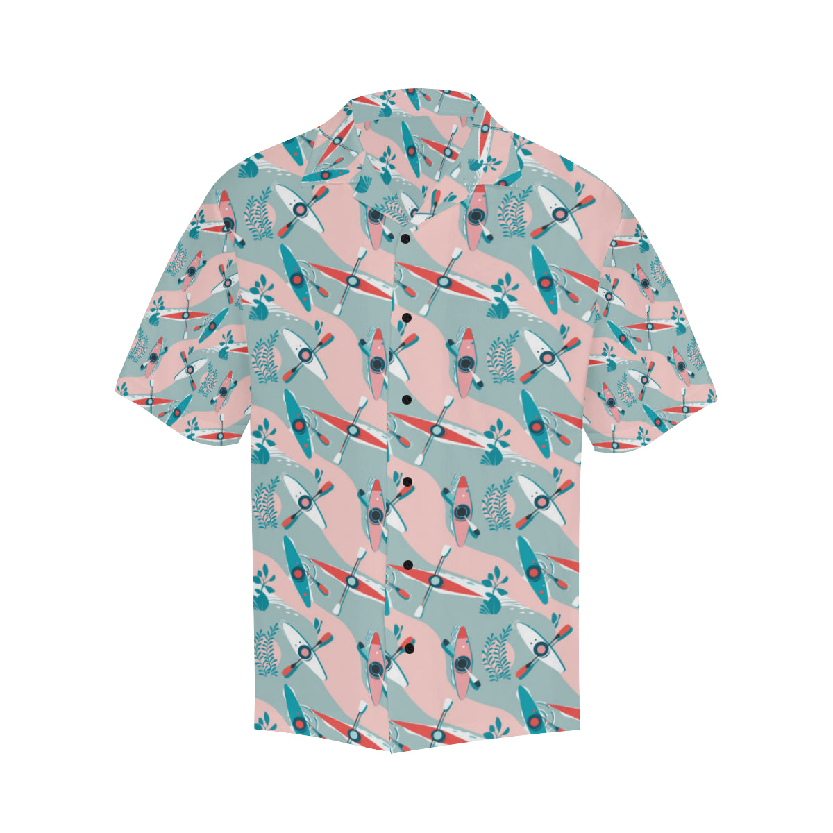Kayak Pattern Print Design 05 Men's Hawaiian Shirt