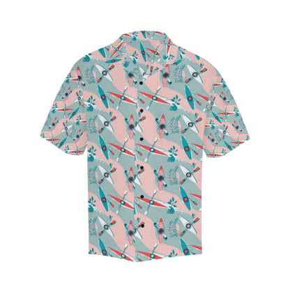 Kayak Pattern Print Design 05 Men's Hawaiian Shirt