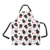 Affenpinscher Pattern Print Design 01 Apron with Pocket