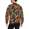 Bird Of Paradise Pattern Print Design BOP016 Men Long Sleeve Sweatshirt