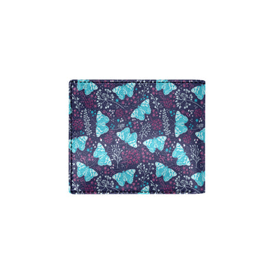 Butterfly Pattern Print Design 011 Men's ID Card Wallet