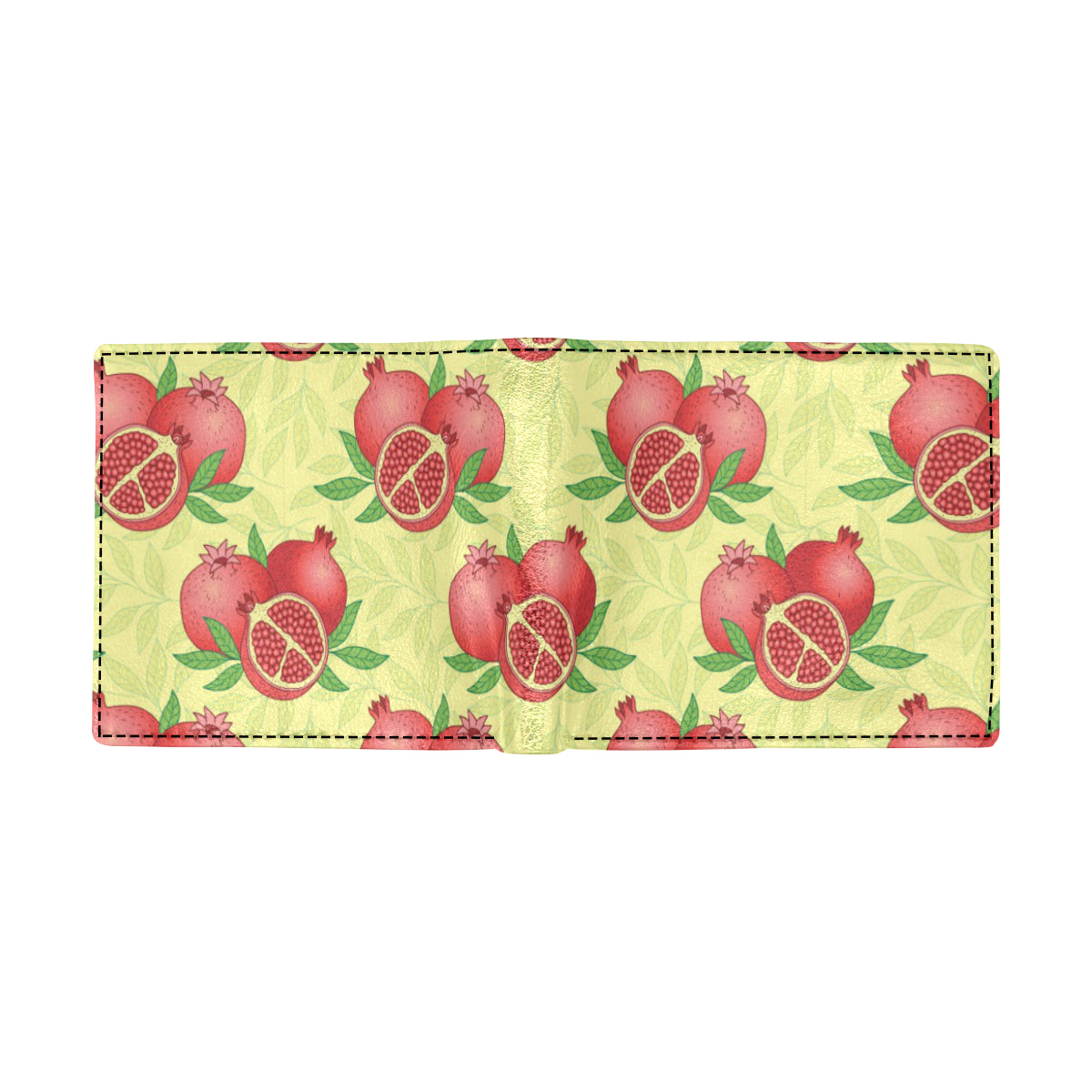Pomegranate Pattern Print Design PG07 Men's ID Card Wallet