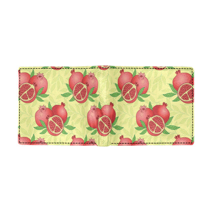 Pomegranate Pattern Print Design PG07 Men's ID Card Wallet