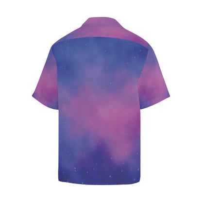 Nebula Pattern Print Design A05 Men's Hawaiian Shirt