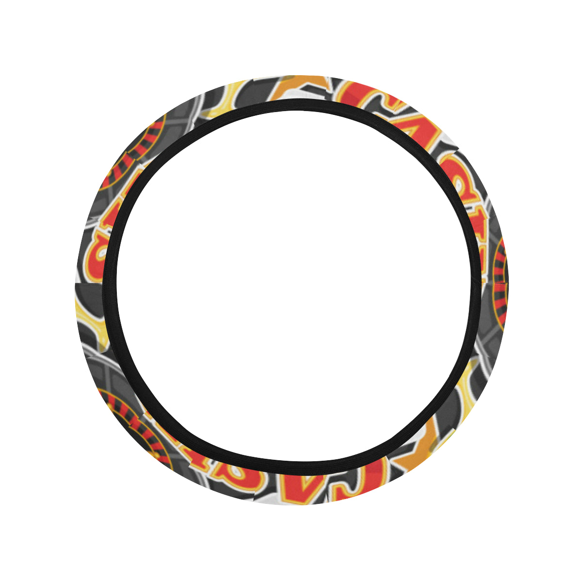 Casino Pattern Print Design 03 Steering Wheel Cover with Elastic Edge