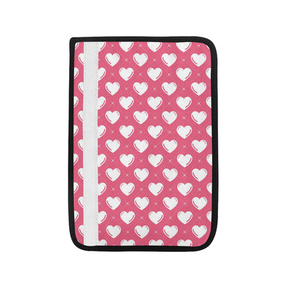 Heart Pattern Print Design HE07 Car Seat Belt Cover