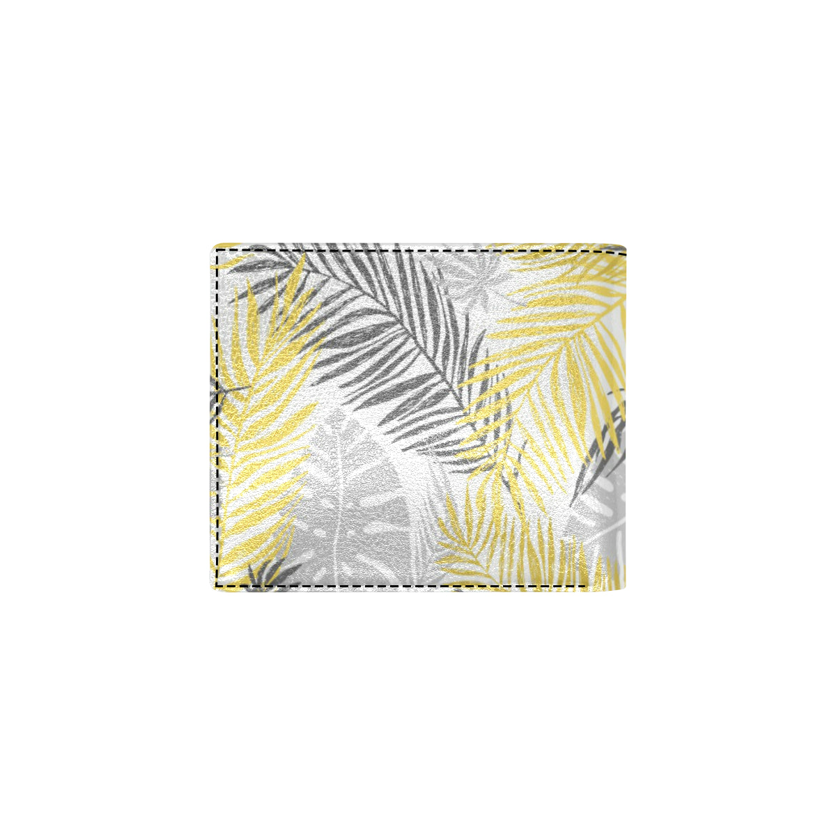 Palm Leaves Pattern Print Design PL012 Men's ID Card Wallet