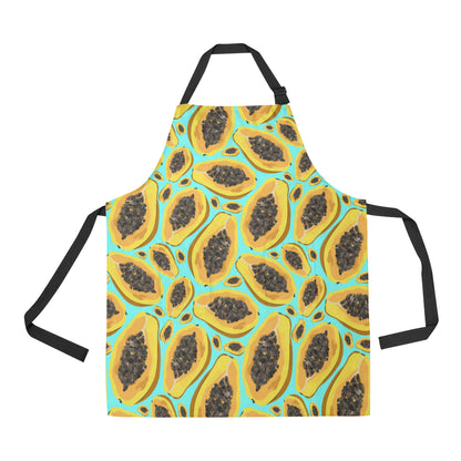 Papaya Pattern Print Design PP03 Apron with Pocket