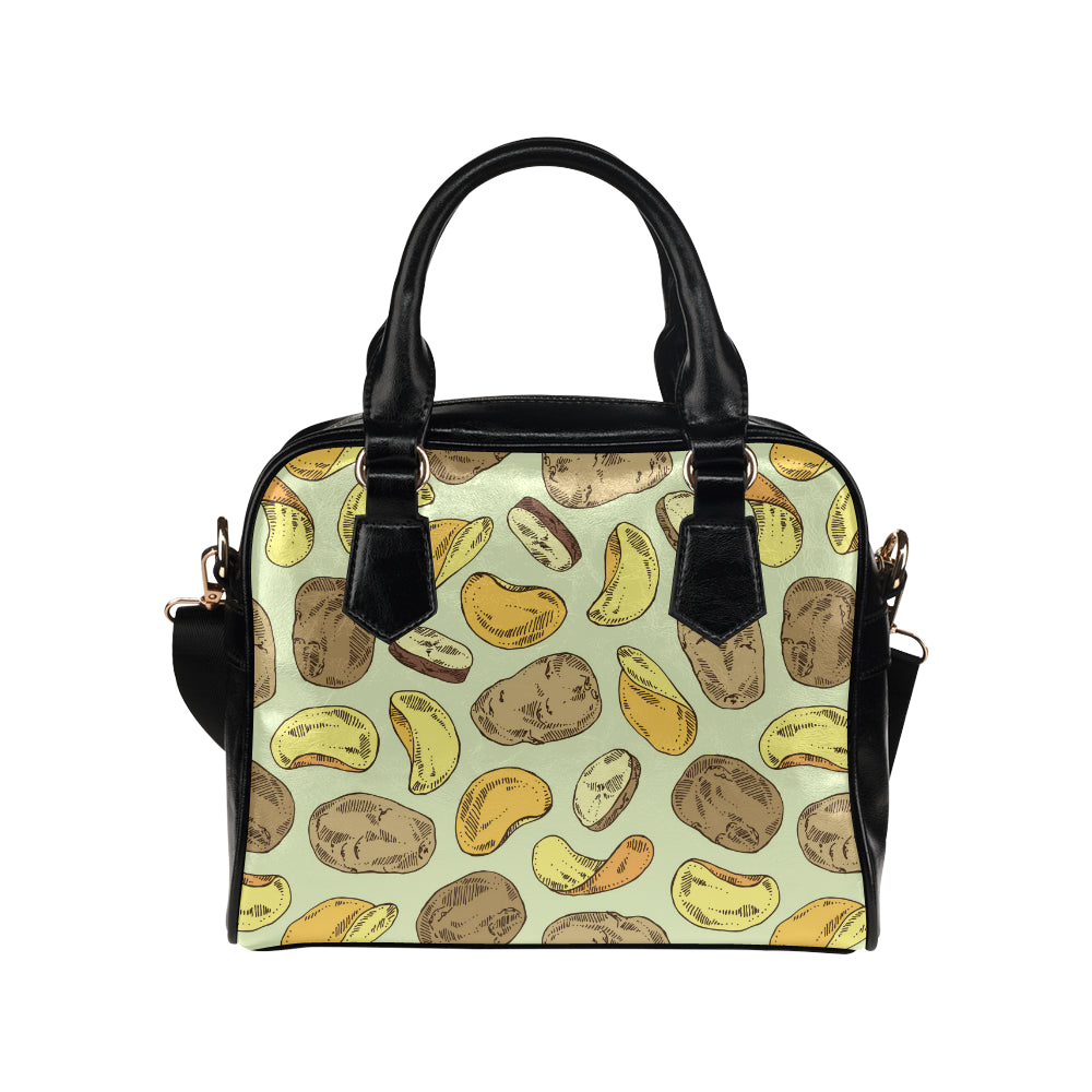 Potato Pattern Print Design A03 Shoulder Handbag
