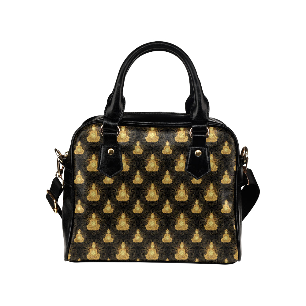 Buddha Pattern Print Design 02 Shoulder Handbag
