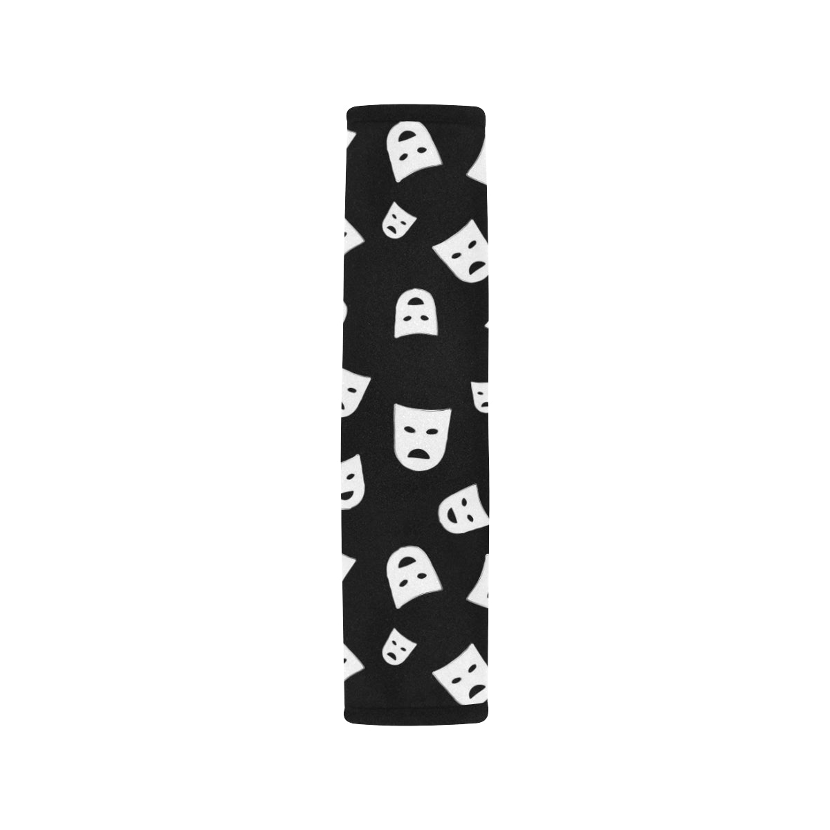 Acting Mask Pattern Print Design 03 Car Seat Belt Cover