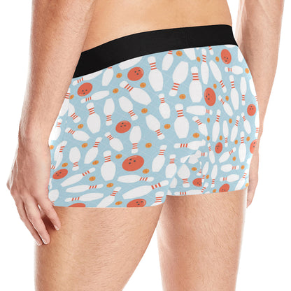 Bowling Pattern Print Design 09 Men's Boxer Briefs
