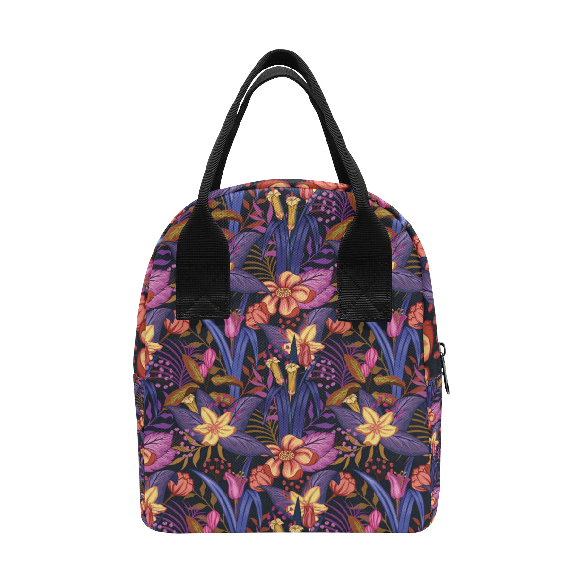 Lily Pattern Print Design LY016 Insulated Lunch Bag