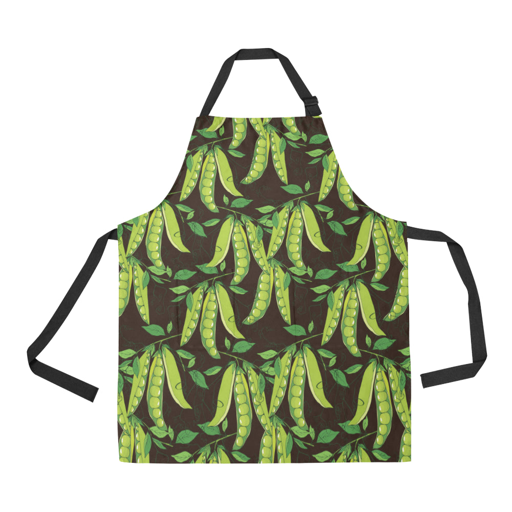 Peas Pattern Print Design A03 Apron with Pocket