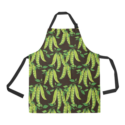 Peas Pattern Print Design A03 Apron with Pocket
