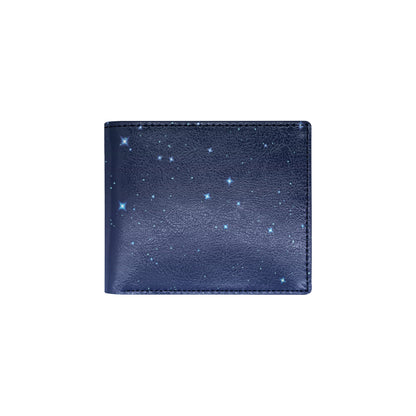 Night sky Pattern Print Design A01 Men's ID Card Wallet