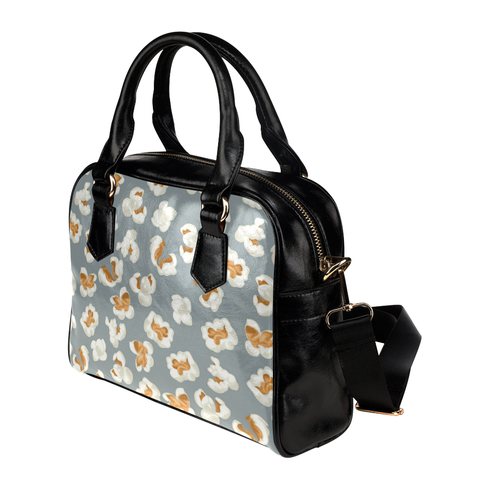 Popcorn Pattern Print Design A05 Shoulder Handbag