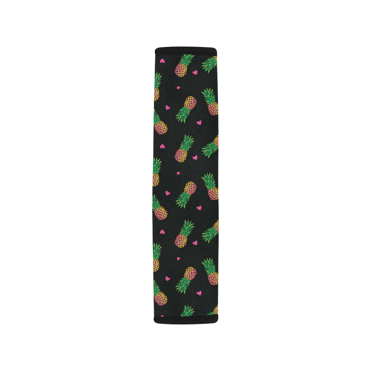 Neon Pineapple Pattern Print Design A04 Car Seat Belt Cover