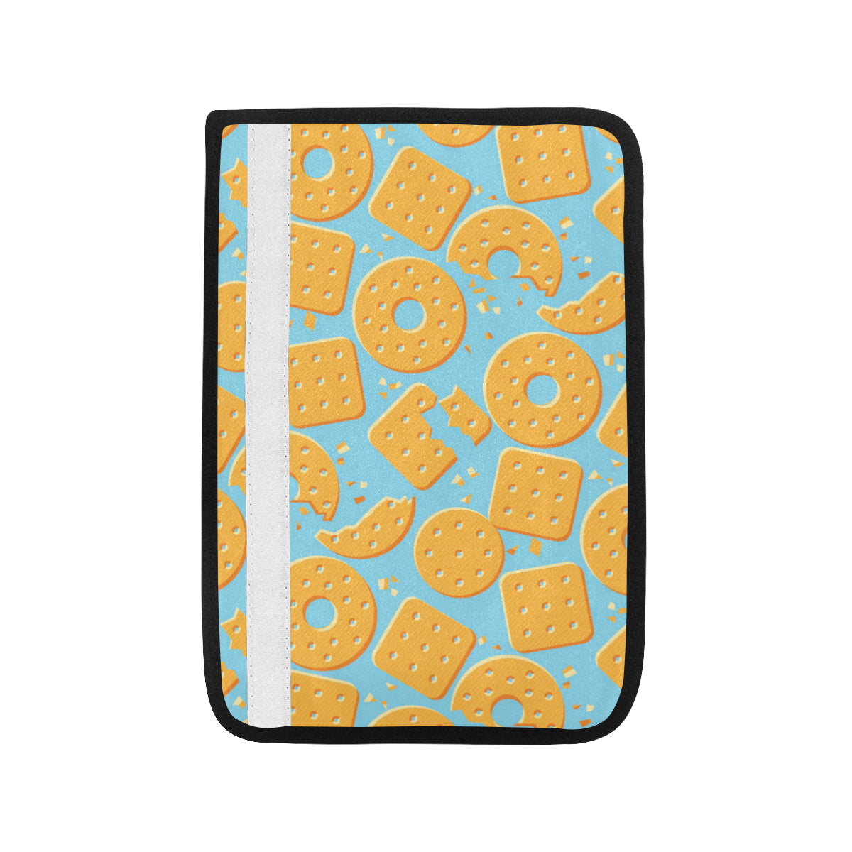 Cracker Pattern Print Design 02 Car Seat Belt Cover