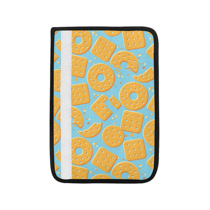 Cracker Pattern Print Design 02 Car Seat Belt Cover