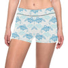 Sea Turtle Pattern Print Design T01 Yoga Shorts