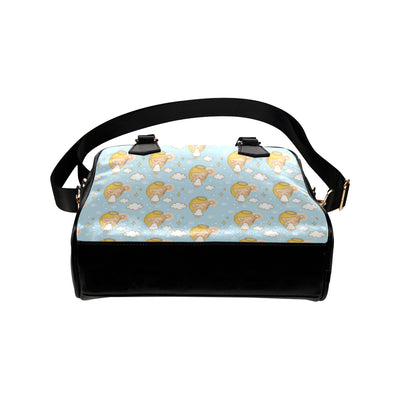 Angel Pattern Print Design 05 Shoulder Handbag