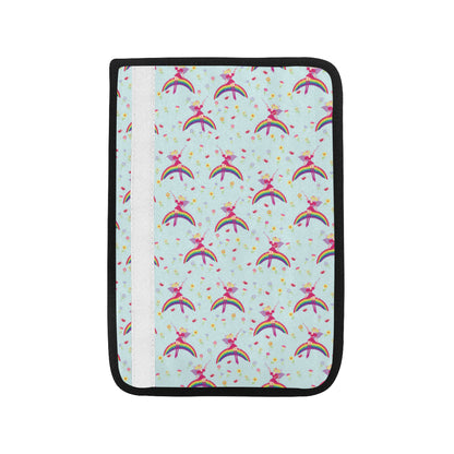 Fairy with Rainbow Print Pattern Car Seat Belt Cover