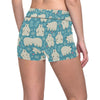 Bear Pattern Print Design BE04 Yoga Shorts