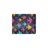 Angelfish Colorful Pattern Print Design 03 Men's ID Card Wallet