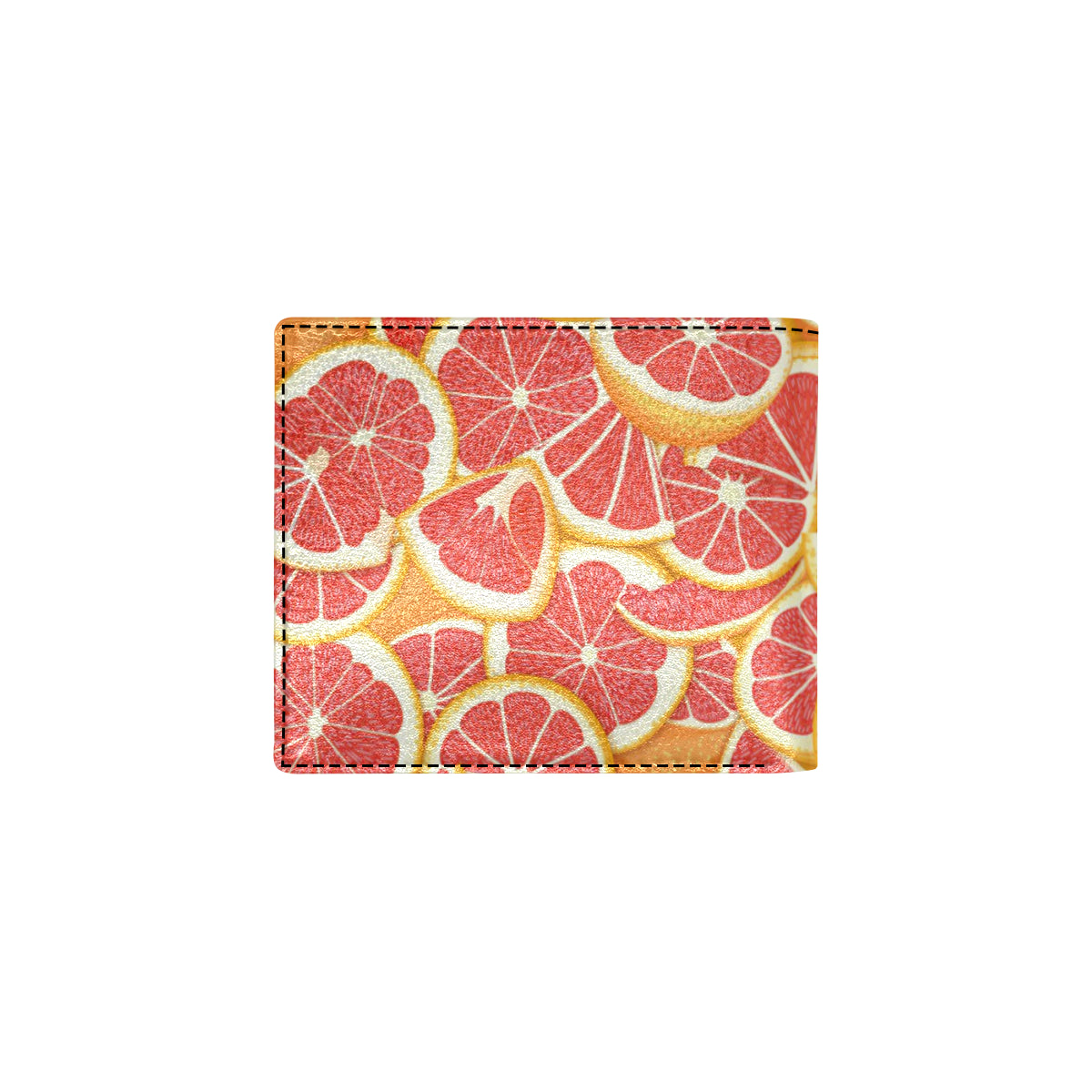 Grapefruit Pattern Print Design GF02 Men's ID Card Wallet