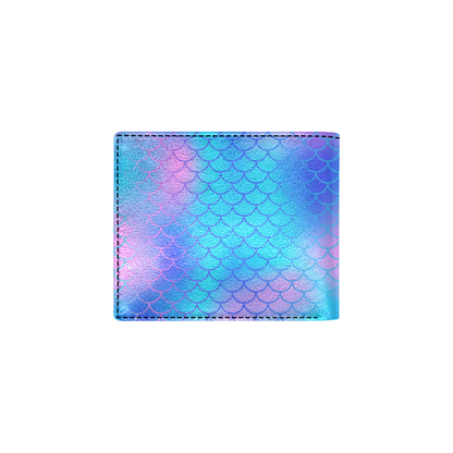 Mermaid Scales Pattern Print Design 04 Men's ID Card Wallet