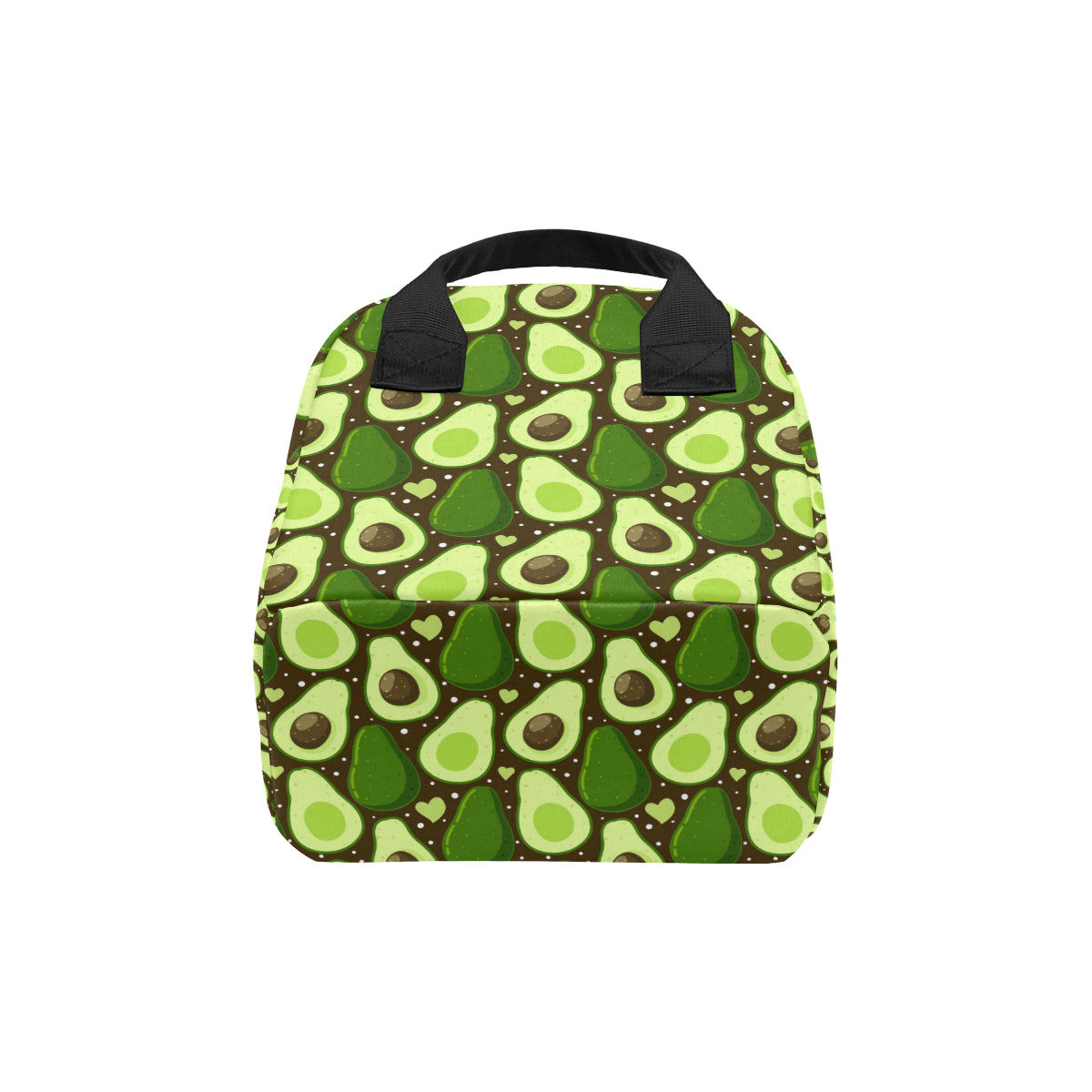 Avocado Pattern Print Design AC04 Insulated Lunch Bag