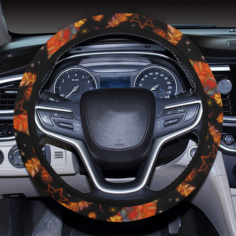 Dream Catcher Native American Design Steering Wheel Cover with Elastic Edge