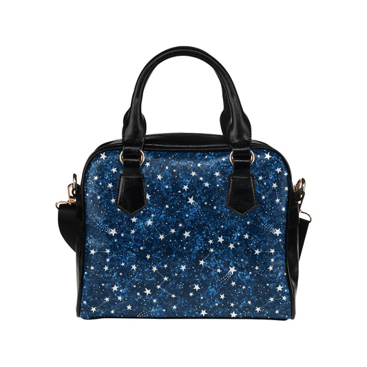 Cosmic Pattern Print Design 05 Shoulder Handbag
