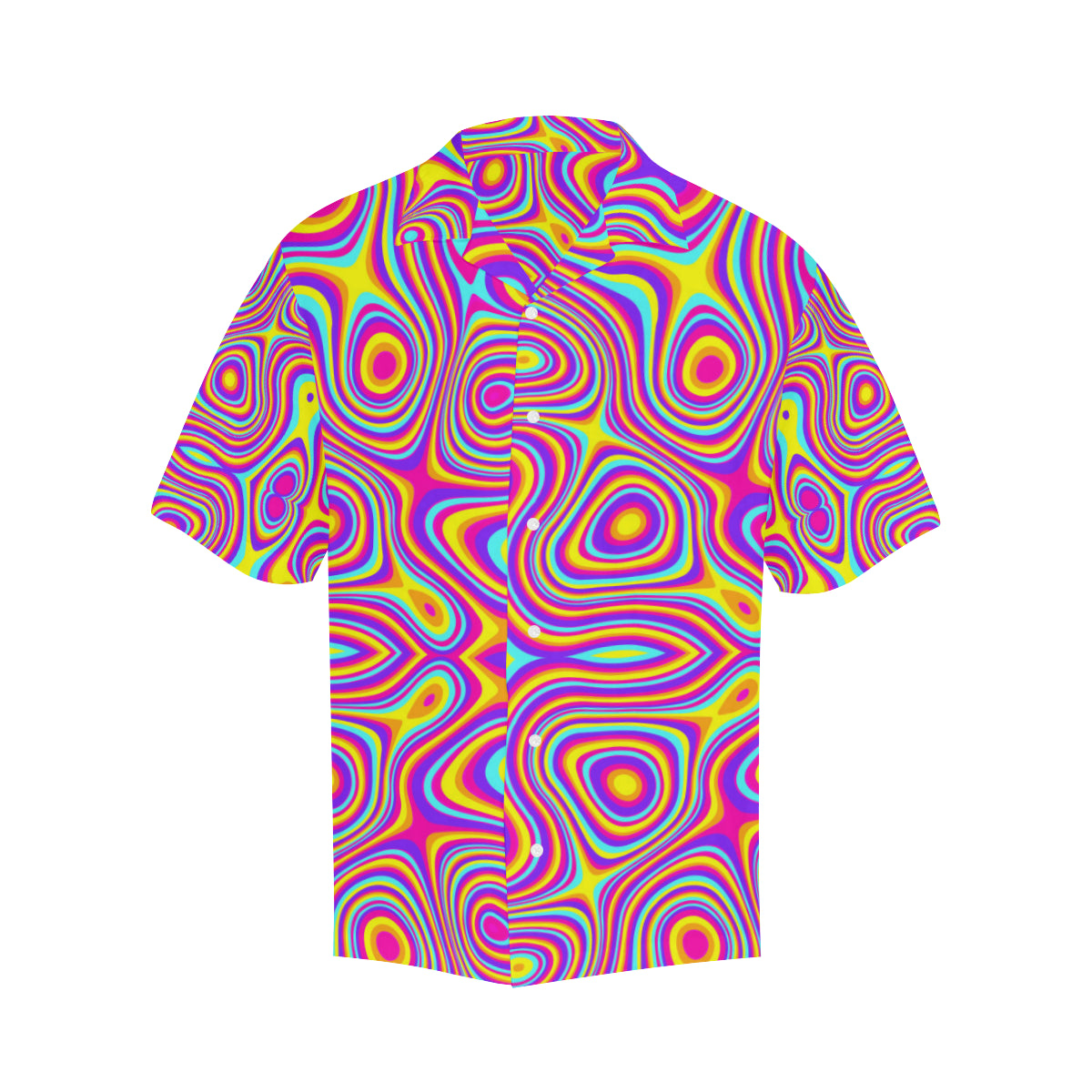 Liquid Pattern Print Design 06 Men's Hawaiian Shirt