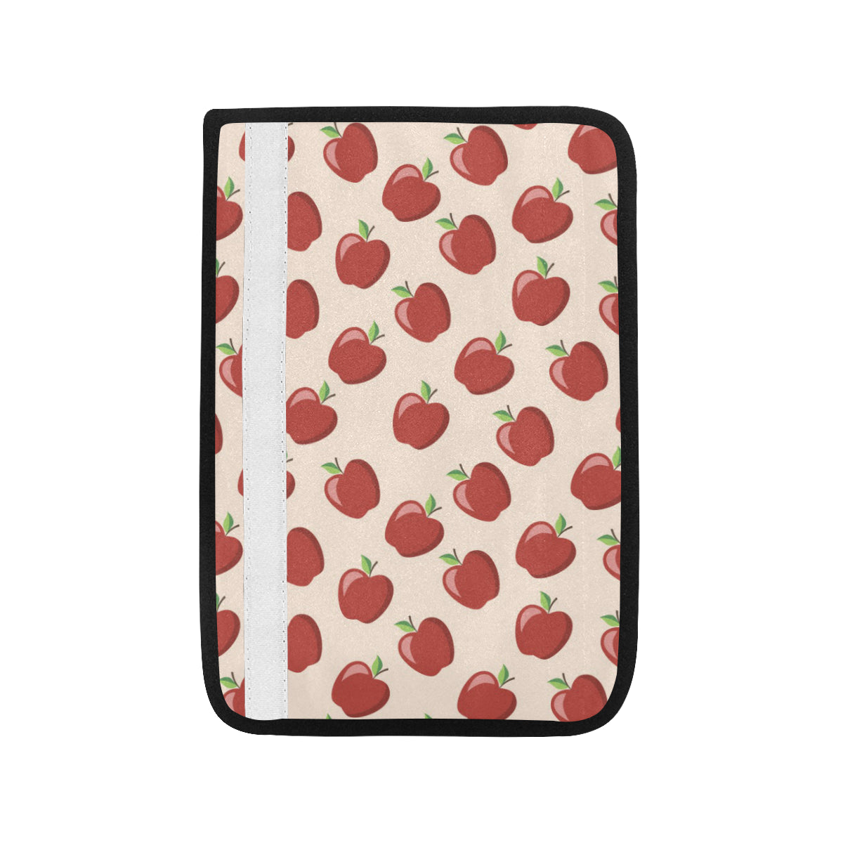 Apple Pattern Print Design AP01 Car Seat Belt Cover