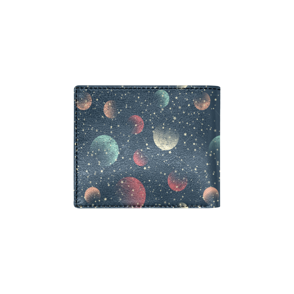 Cosmic Pattern Print Design 04 Men's ID Card Wallet