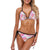 Pink Tropical Palm Leaves Bikini