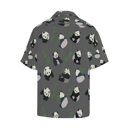 Panda Pattern Print Design A06 Men's Hawaiian Shirt