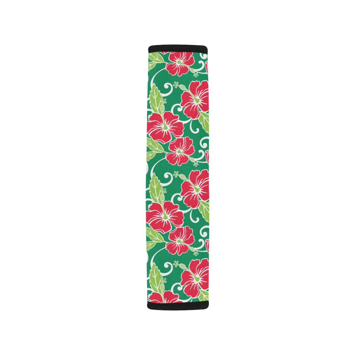 Red Hibiscus Pattern Print Design HB019 Car Seat Belt Cover