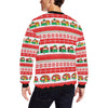 Camper Camping Ugly Christmas Design Print Men Long Sleeve Sweatshirt