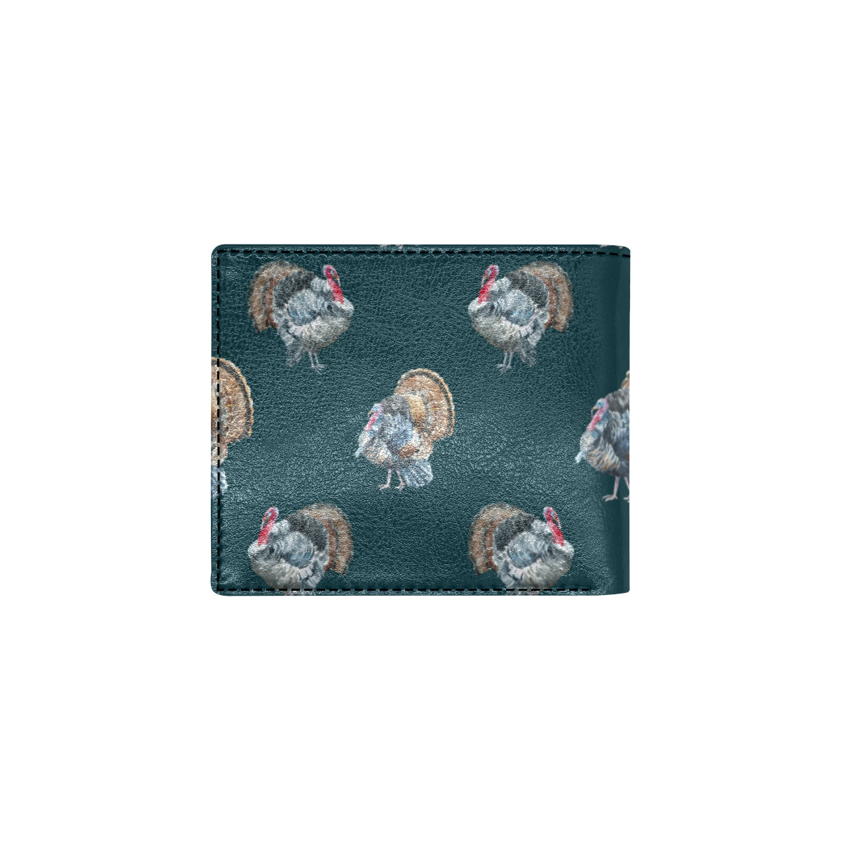 Turkey Pattern Print Design 03 Men's ID Card Wallet