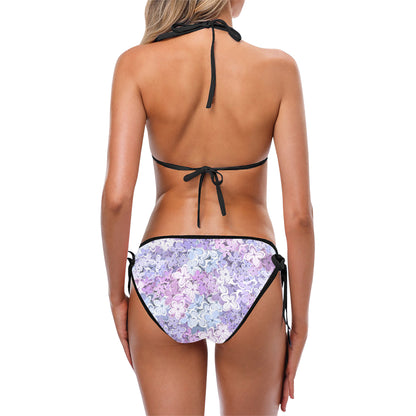 Lilac Pattern Print Design LI01 Bikini