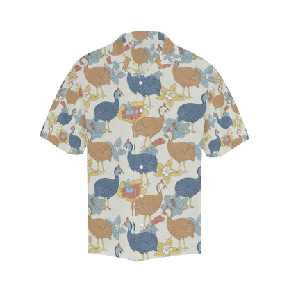Guinea Fowl Pattern Print Design 01 Men's Hawaiian Shirt