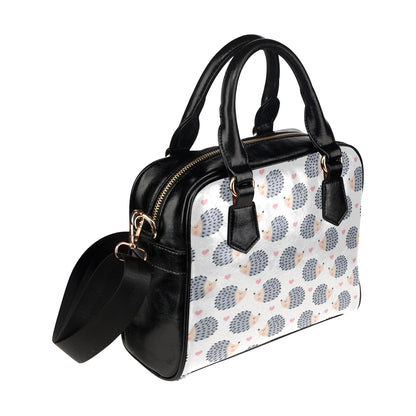 Hedgehog Baby Pattern Print Design 03 Shoulder Handbag