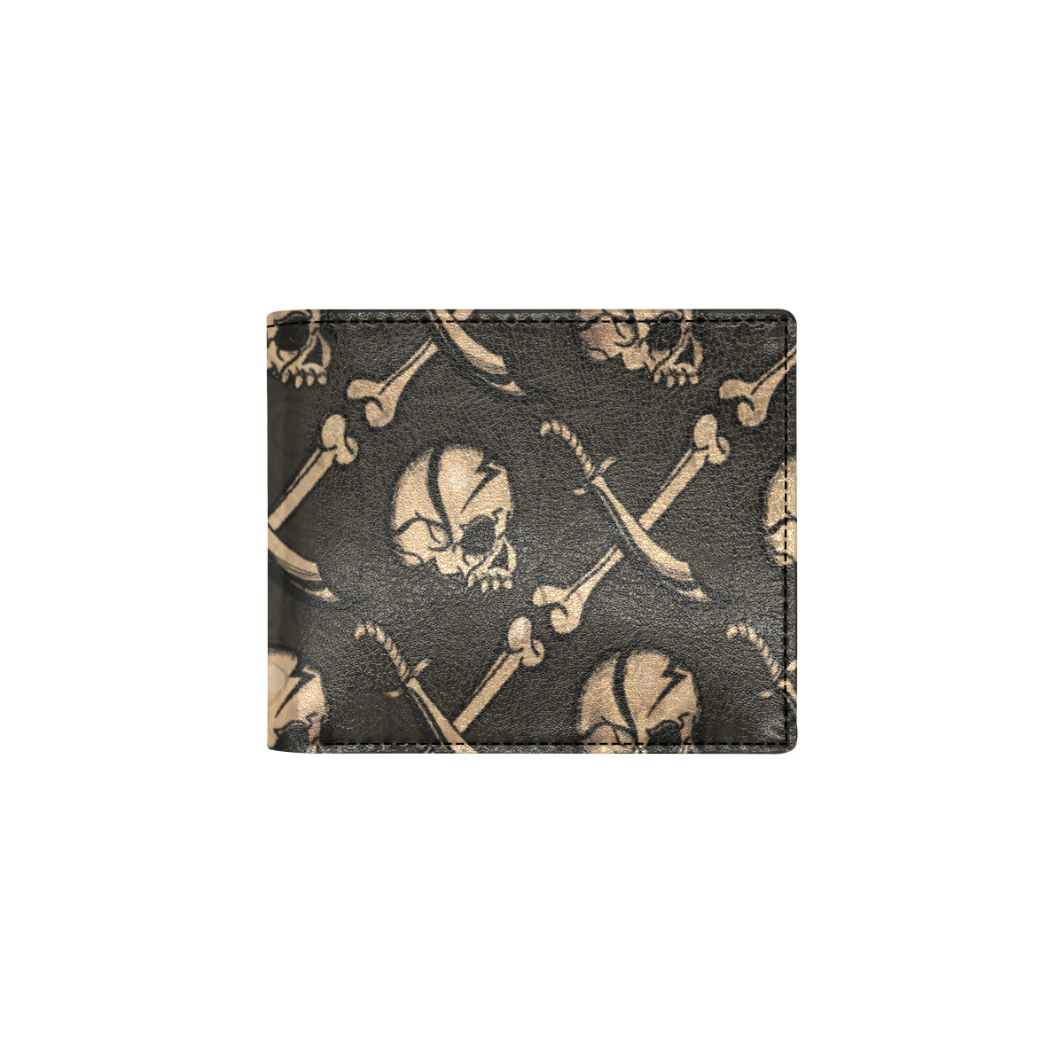 Pirate Pattern Print Design A03 Men's ID Card Wallet