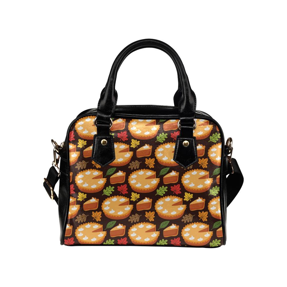 Pie Pattern Print Design A03 Shoulder Handbag