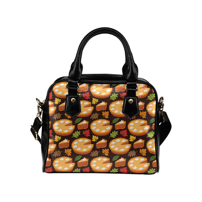 Pie Pattern Print Design A03 Shoulder Handbag