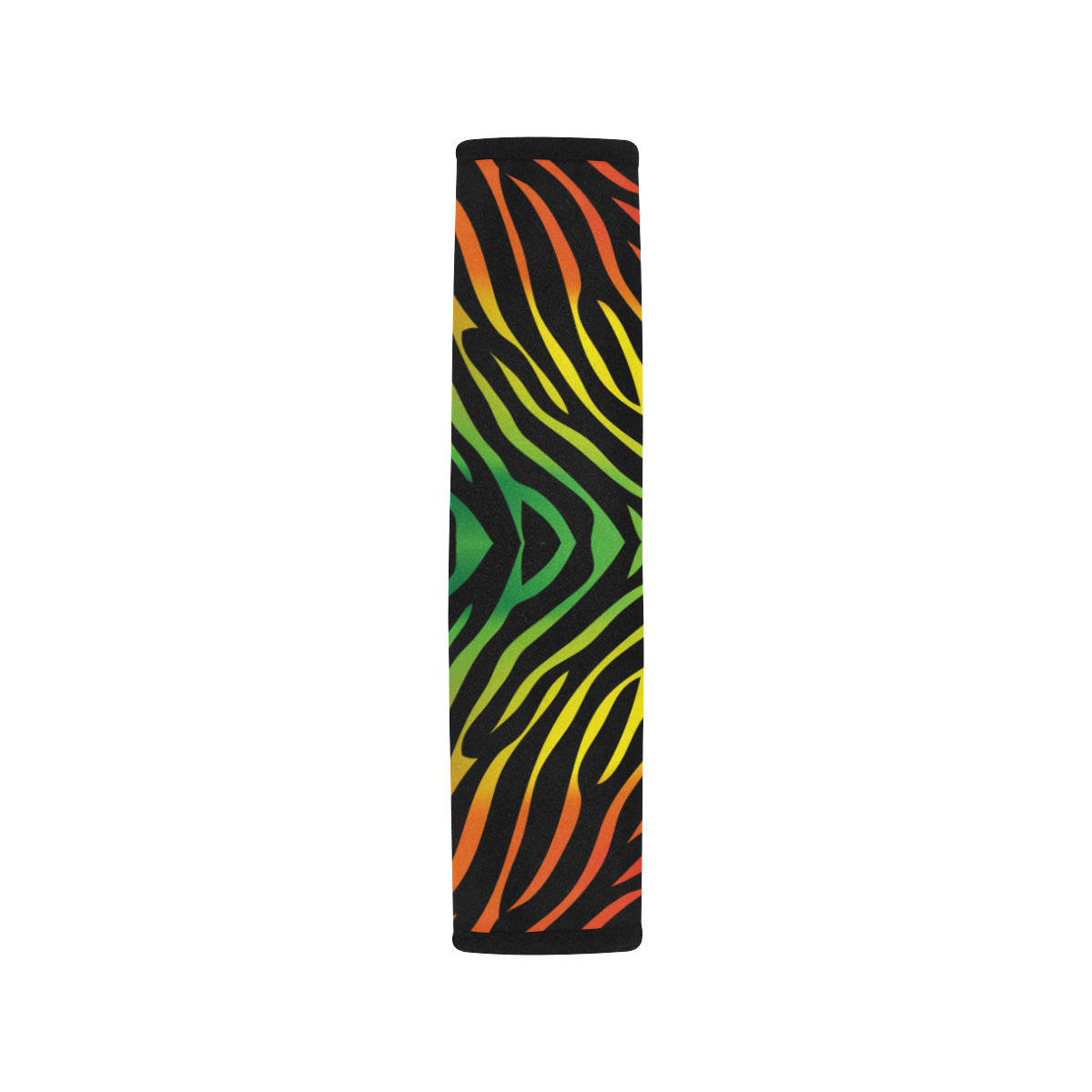 Rainbow Zebra Themed Print Car Seat Belt Cover